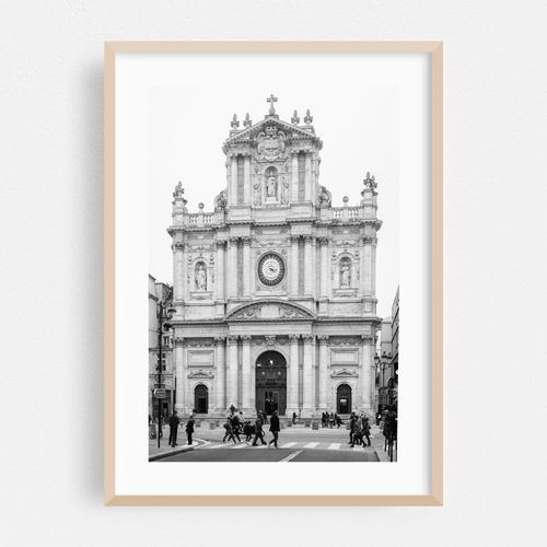 Eglise Saint-Paul-Saint-Louis B&W