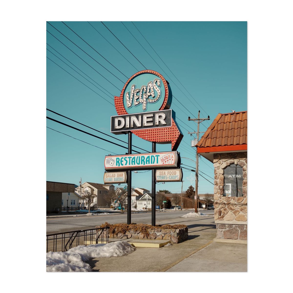 Vegas Diner in Winter Daylight – image 1 of 2