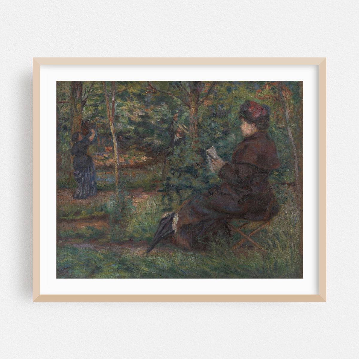 In the garden (ca. 1880) – image 1 of 5
