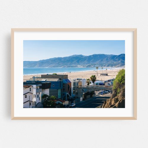 The Santa Monica Mountains from Palisades Park