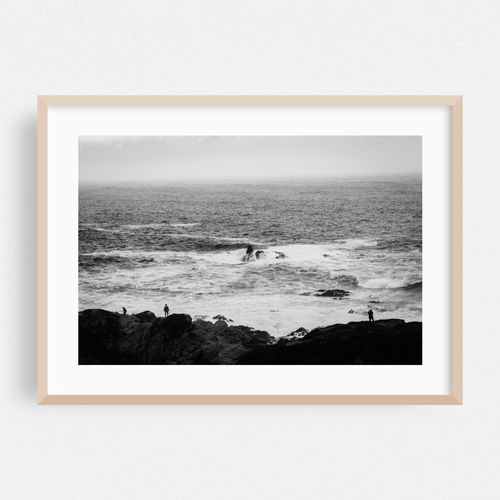 Hiking Garrapata B&W