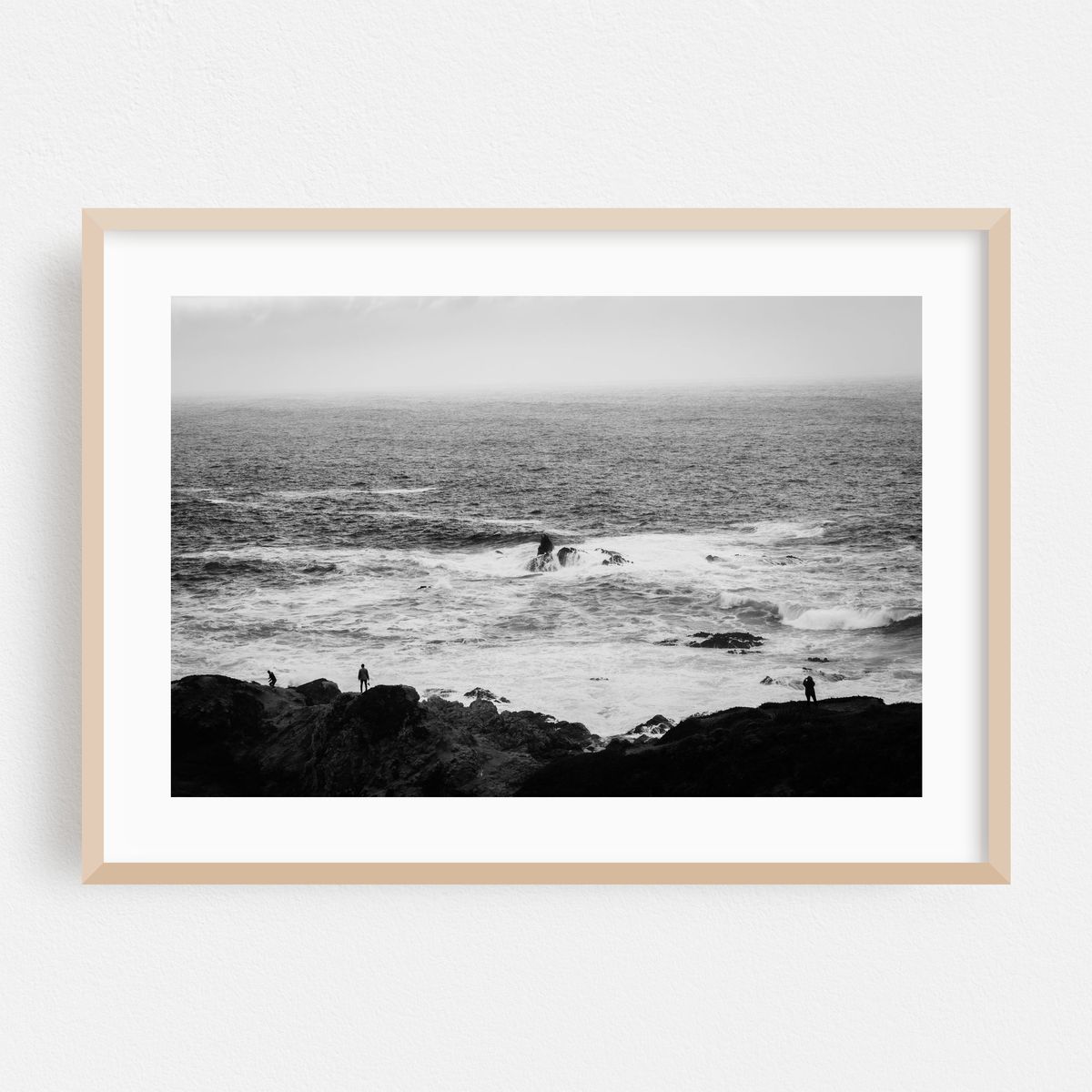 Hiking Garrapata B&W – image 1 of 6