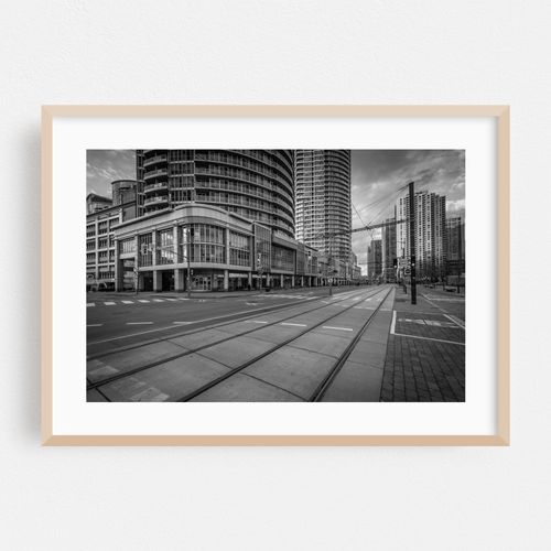Queens Quay West B&W