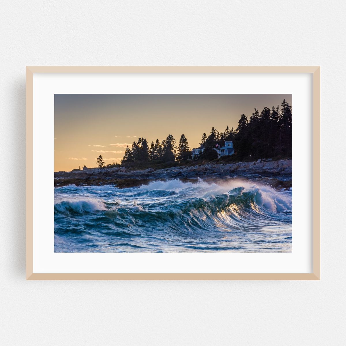 Waves at Pemaquid Point 02 – image 1 of 6