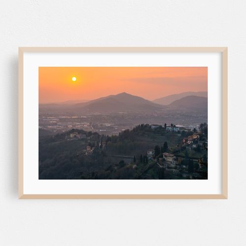 Sunset over Lombardia