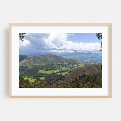 Panoramic view of Picos de Europa mountain range Spain 02