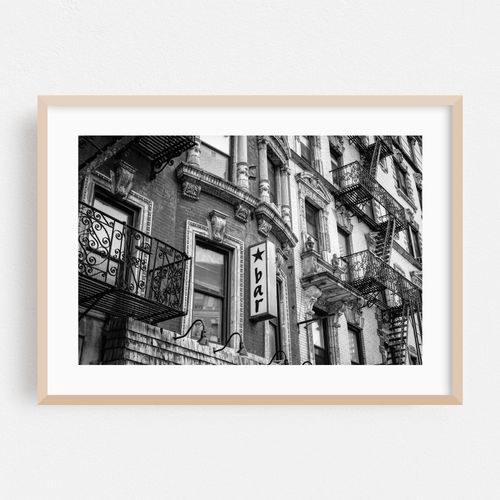 Yet Another Bar in the East Village B&W
