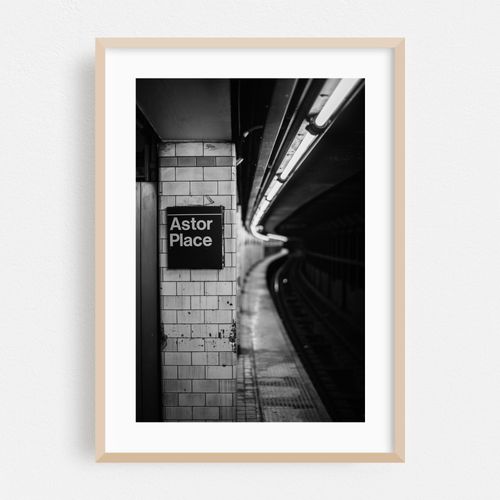 Astor Place Underground 02 B&W