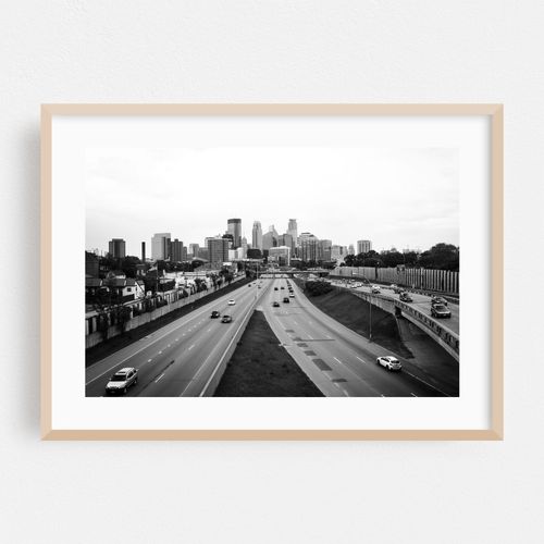 Skyline from 24th Street B&W