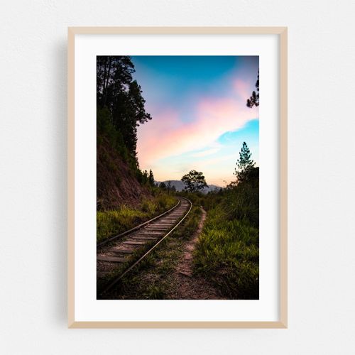 Rails Into Ella's Sunset