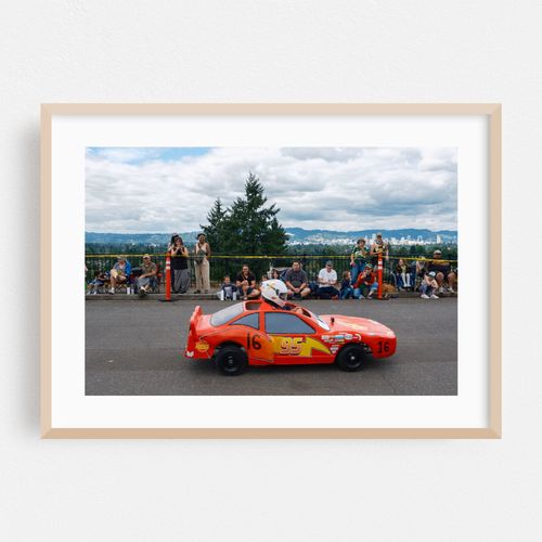 Red Over The Finish Line