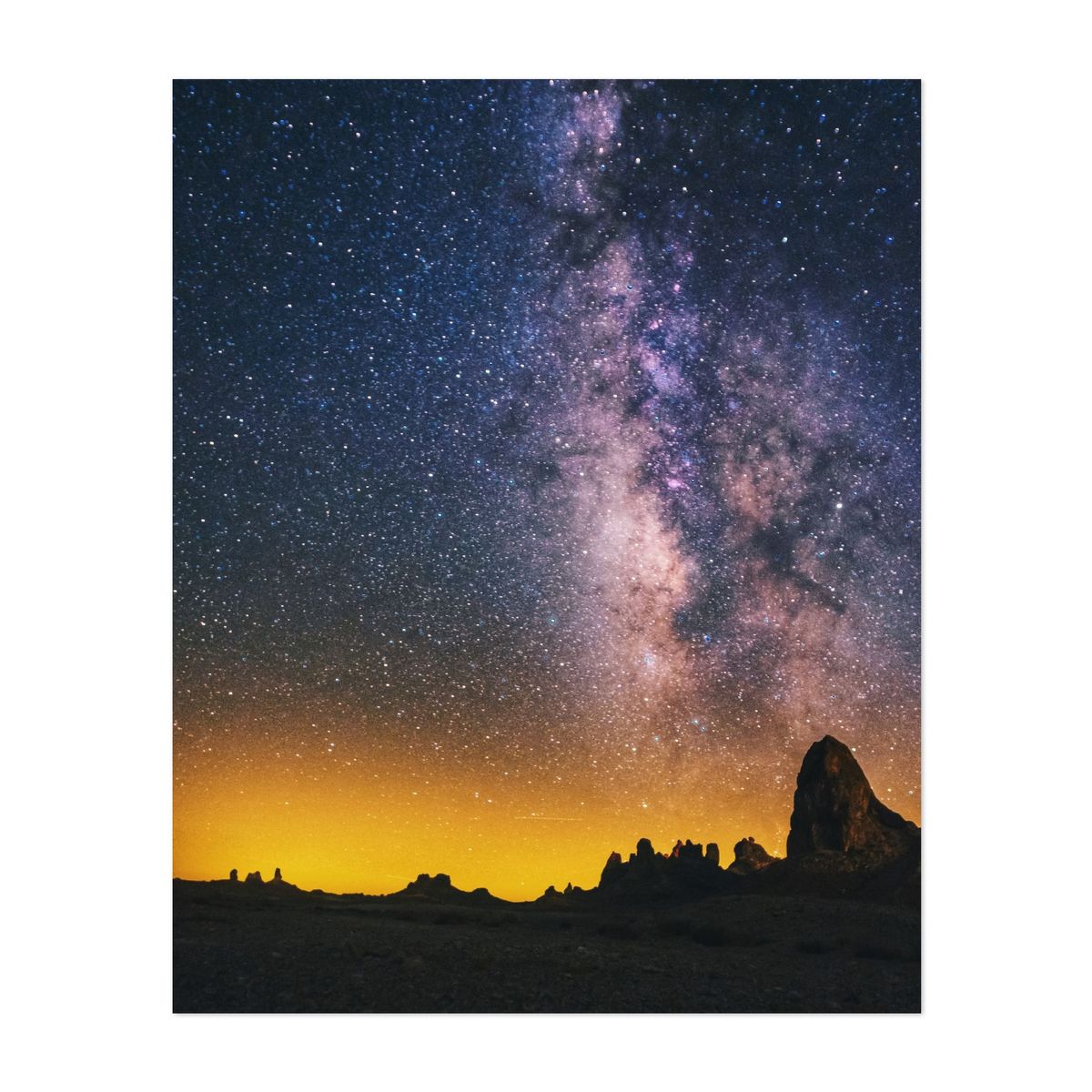 Milky Way over Trona – image 1 of 2