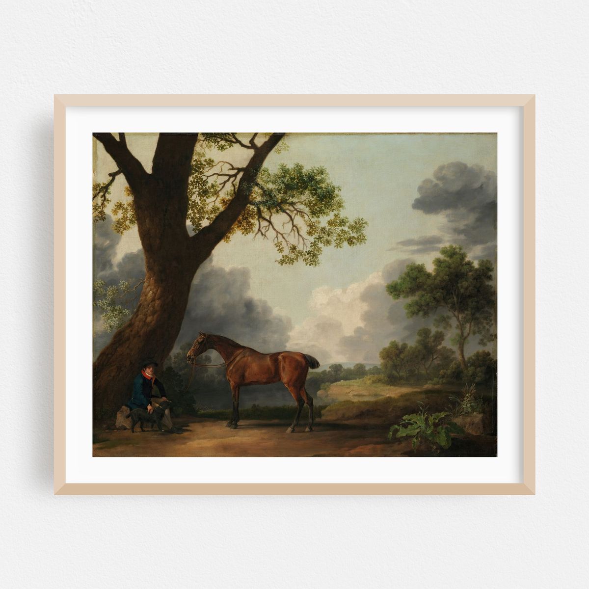 The Third Duke of Dorset’s Hunter with a Groom and a Dog (1768) – image 1 of 5