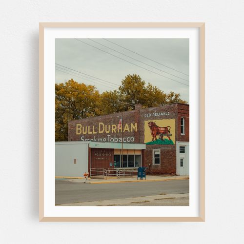 Bull Durham Mural in Kansas, Illinois