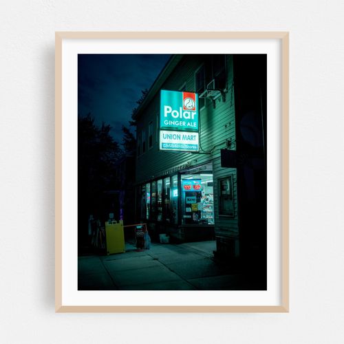 Union Mart at Night, Easthampton