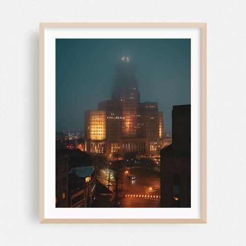 Buffalo City Hall in Fog