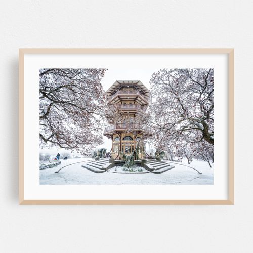 Snowy Patterson Park Pagoda 02