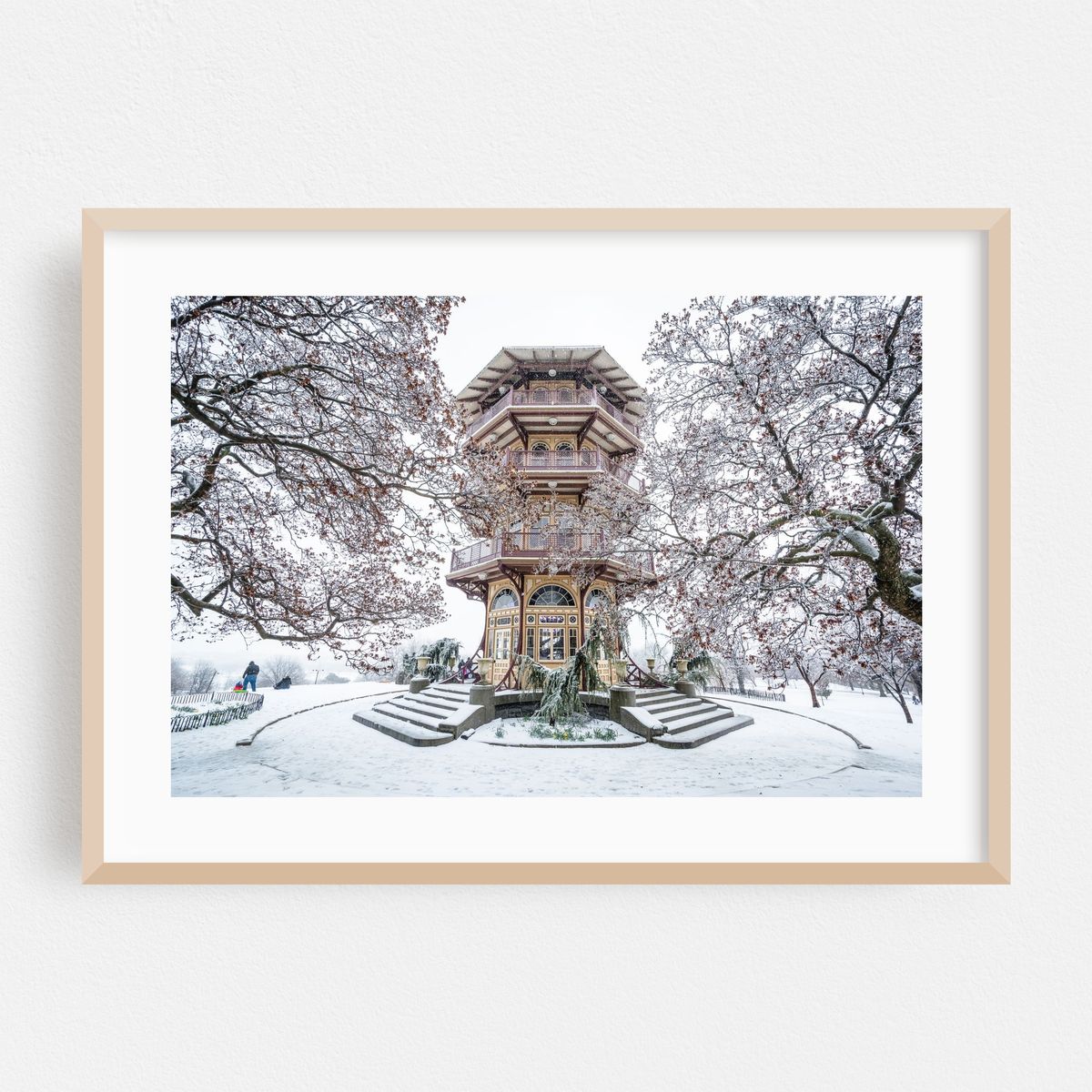 Snowy Patterson Park Pagoda 02 – image 1 of 6