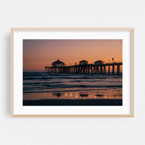 Huntington Beach Pier at Sunset