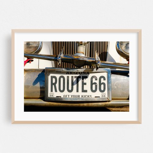 Route 66 License Plate 04