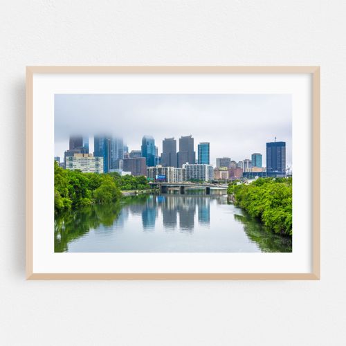 Fog over Philadelphia's Skyline