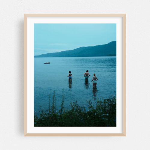 Wading in Lake George 01