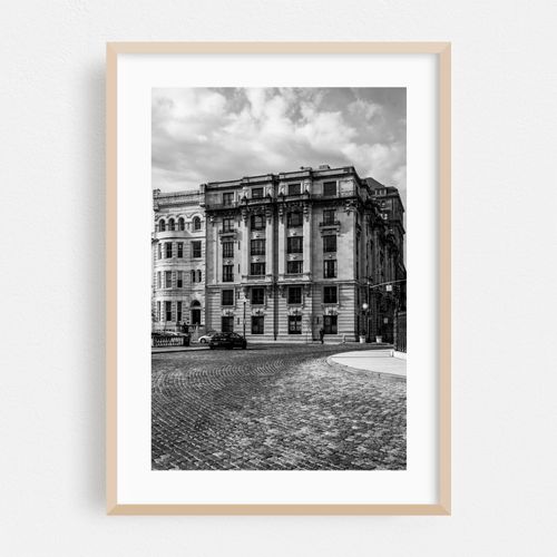 Mount Vernon Place Architecture B&W