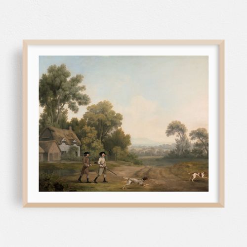 Two Gentlemen Going a Shooting (1768)