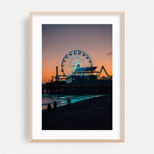 Santa Monica Pier Sunset 01