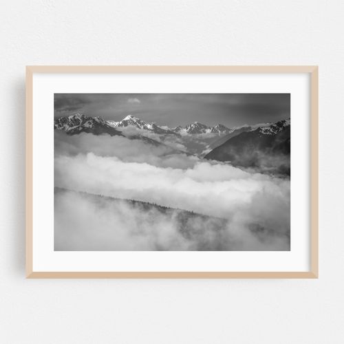 Snowy Olympic B&W