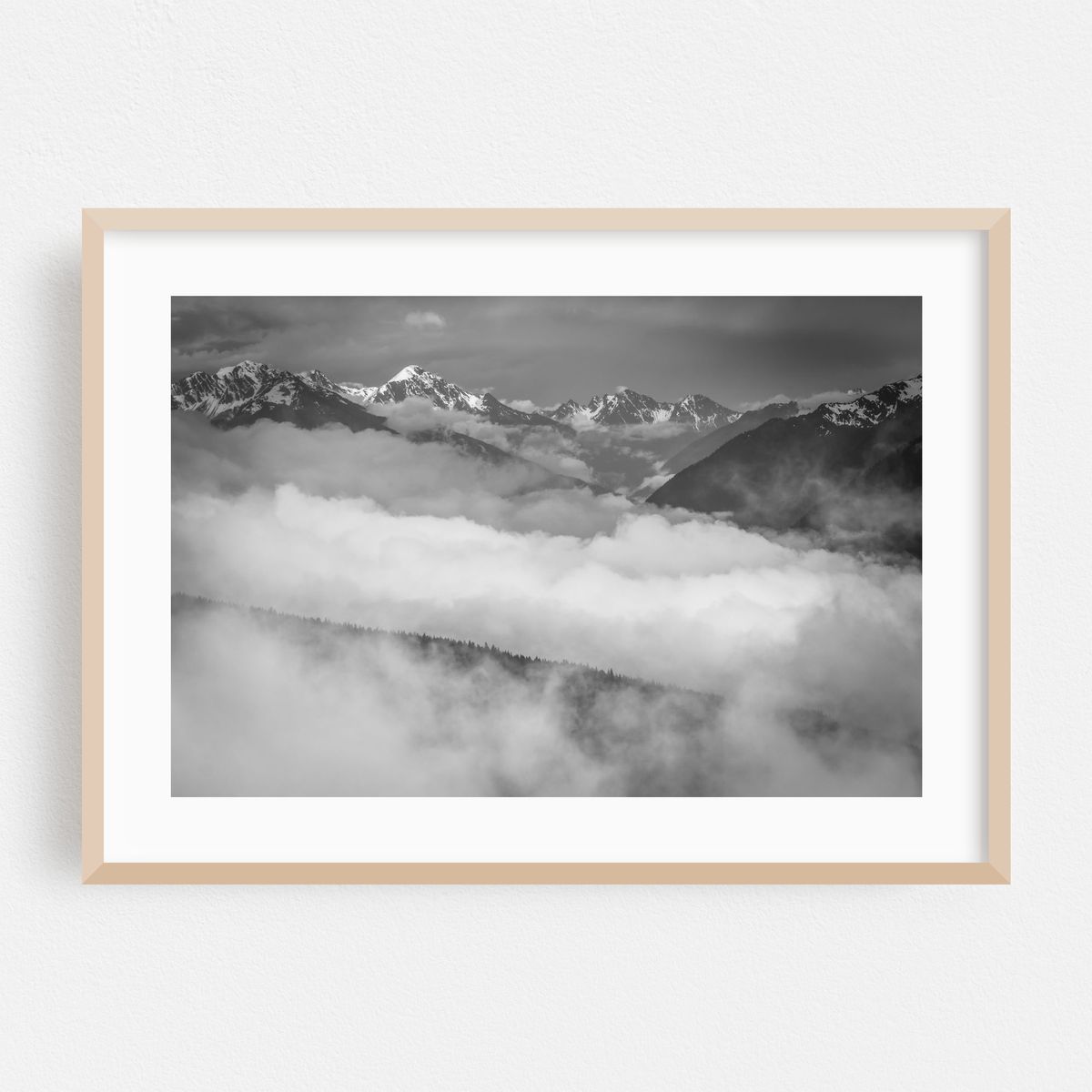 Snowy Olympic B&W – image 1 of 6
