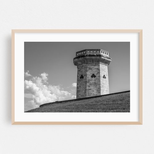 The Moorish Tower B&W