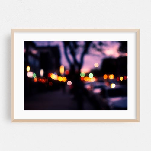 City Lights at Dusk in Astoria