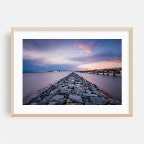 Jetty and The Chesapeake Bay Bridge