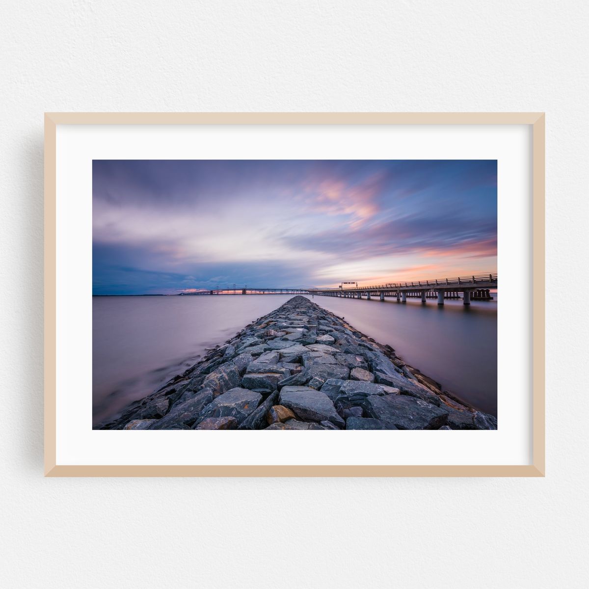 Jetty and The Chesapeake Bay Bridge – image 1 of 6