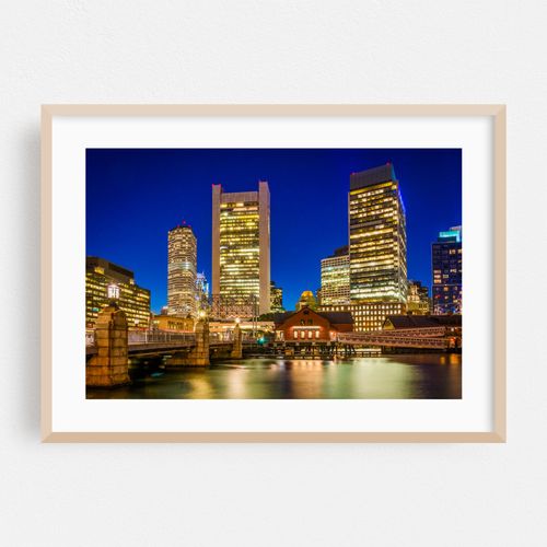 The Boston Skyline & Fort Point Channel