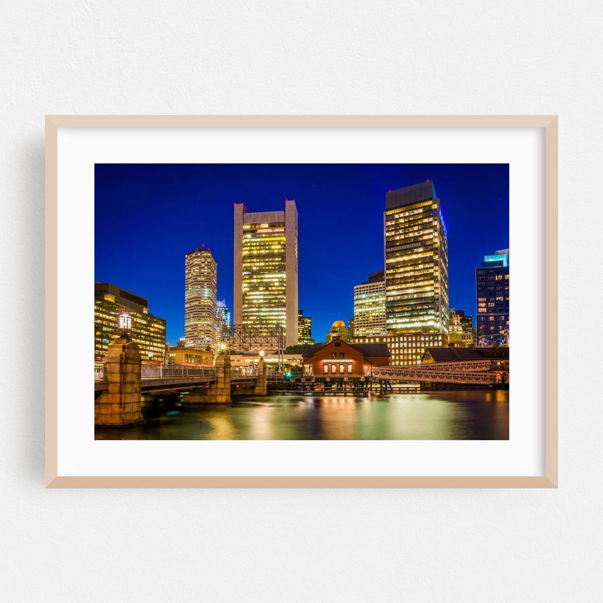 The Boston Skyline & Fort Point Channel – image 1 of 6