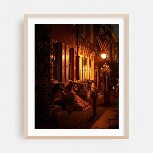 Elfreth's Alley at Night, Philadelphia 01