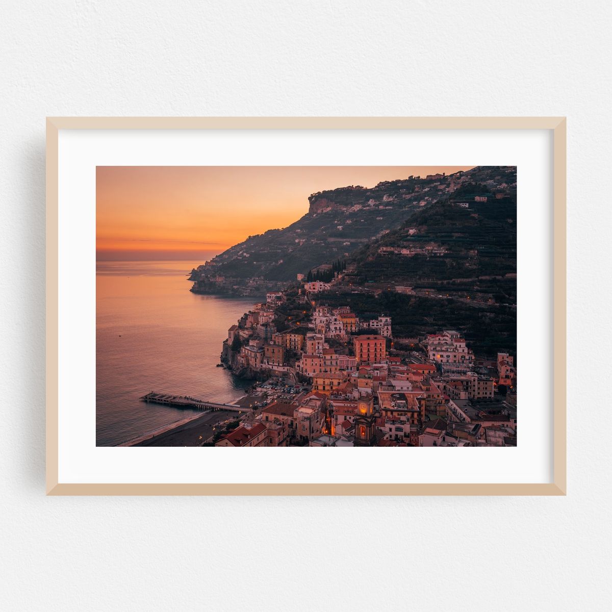 Sunset over Minori 02 – image 1 of 6