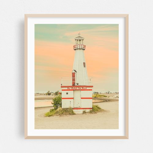 New Buffalo City Beach Lighthouse