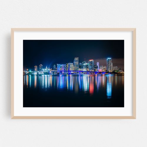 Miami Skyline at Night
