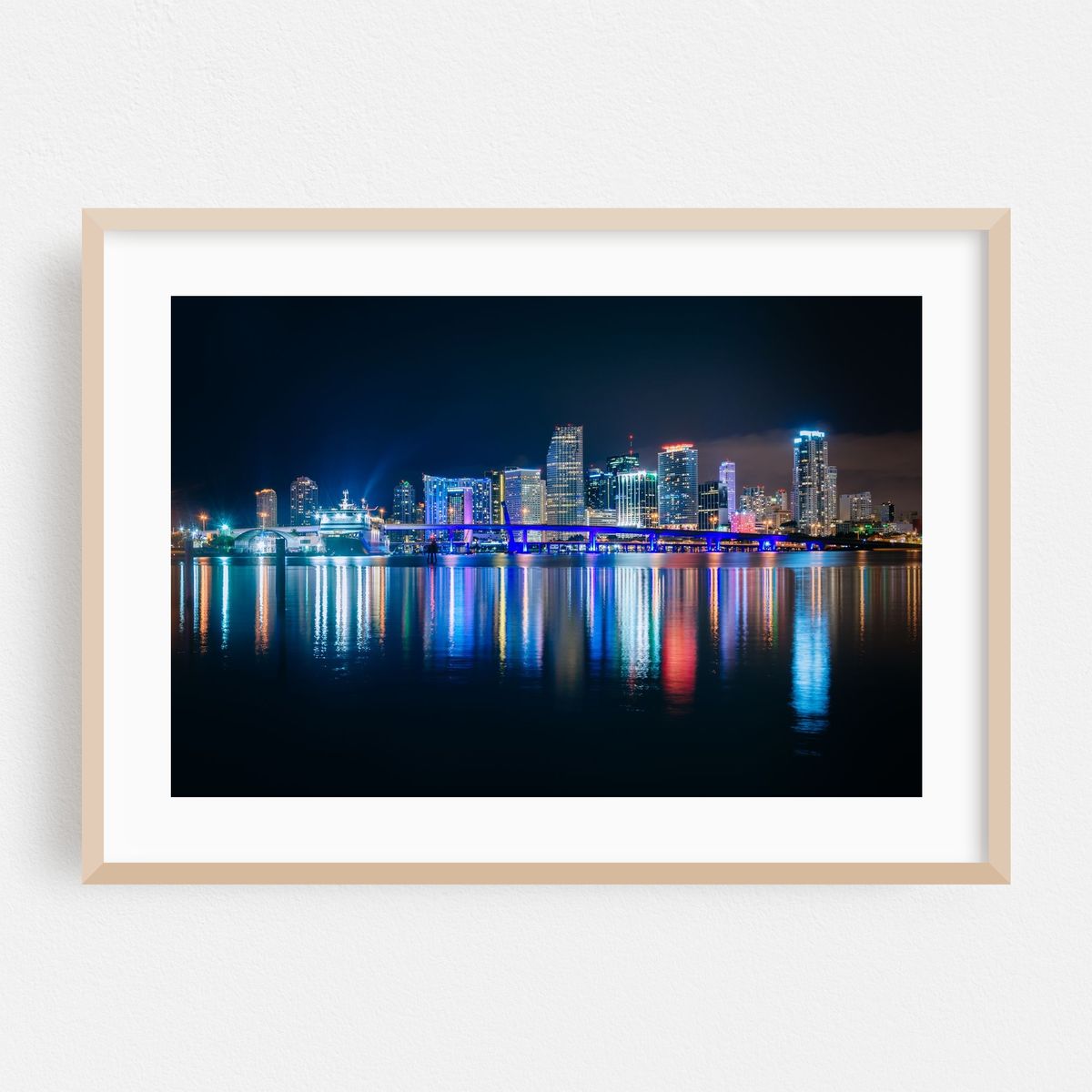 Miami Skyline at Night – image 1 of 6