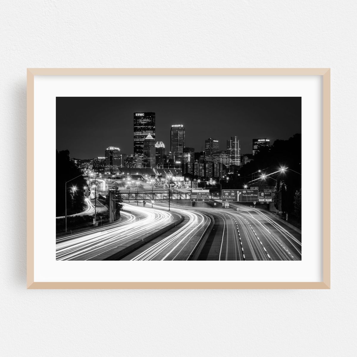The Pittsburgh Skyline B&W 01 – image 1 of 6