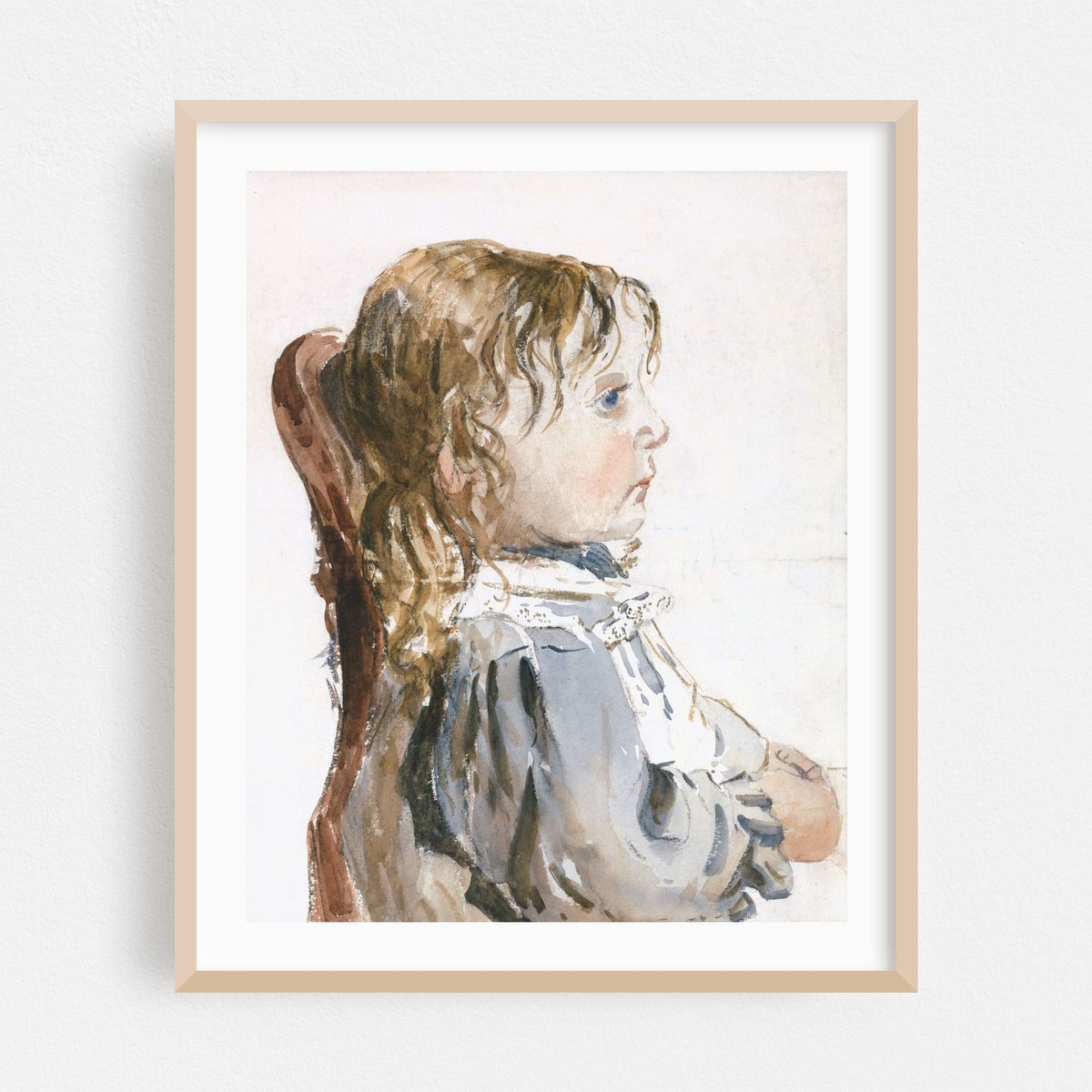 Girl in a Pinafore (between 1840 and 1849) – image 1 of 12