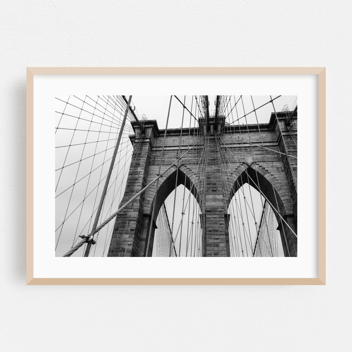 The Brooklyn Bridge 03 B&W – image 1 of 6