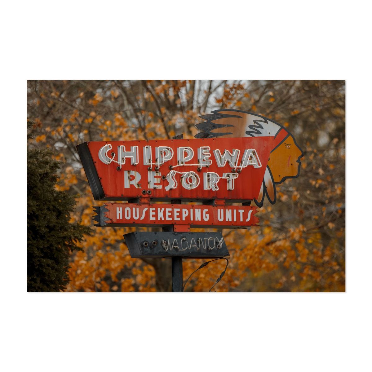 Chippewa Resort Sign 03 – image 1 of 2