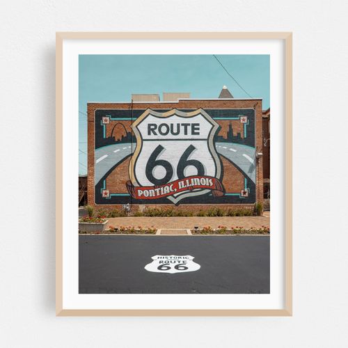 Pontiac Route 66 Mural