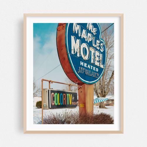 The Maples Motel Sign 02
