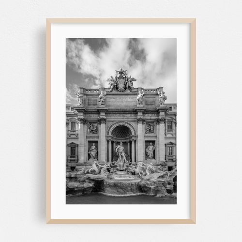 Fontana di Trevi B&W