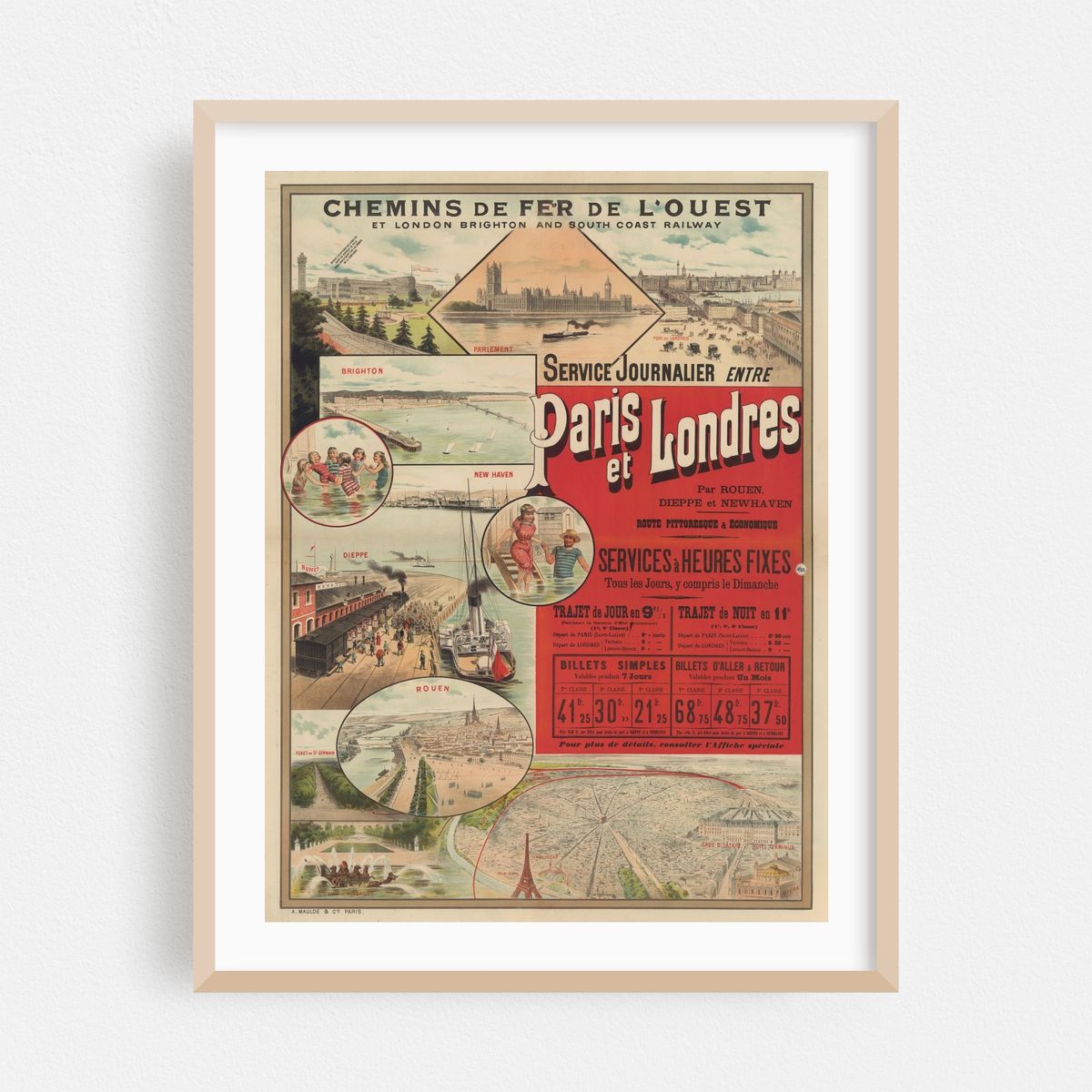 Service journalier entre Paris et Londres (1890) – image 1 of 3